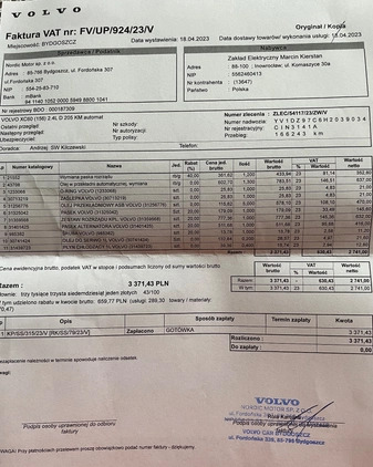 Volvo XC 60 cena 89500 przebieg: 172000, rok produkcji 2016 z Inowrocław małe 121